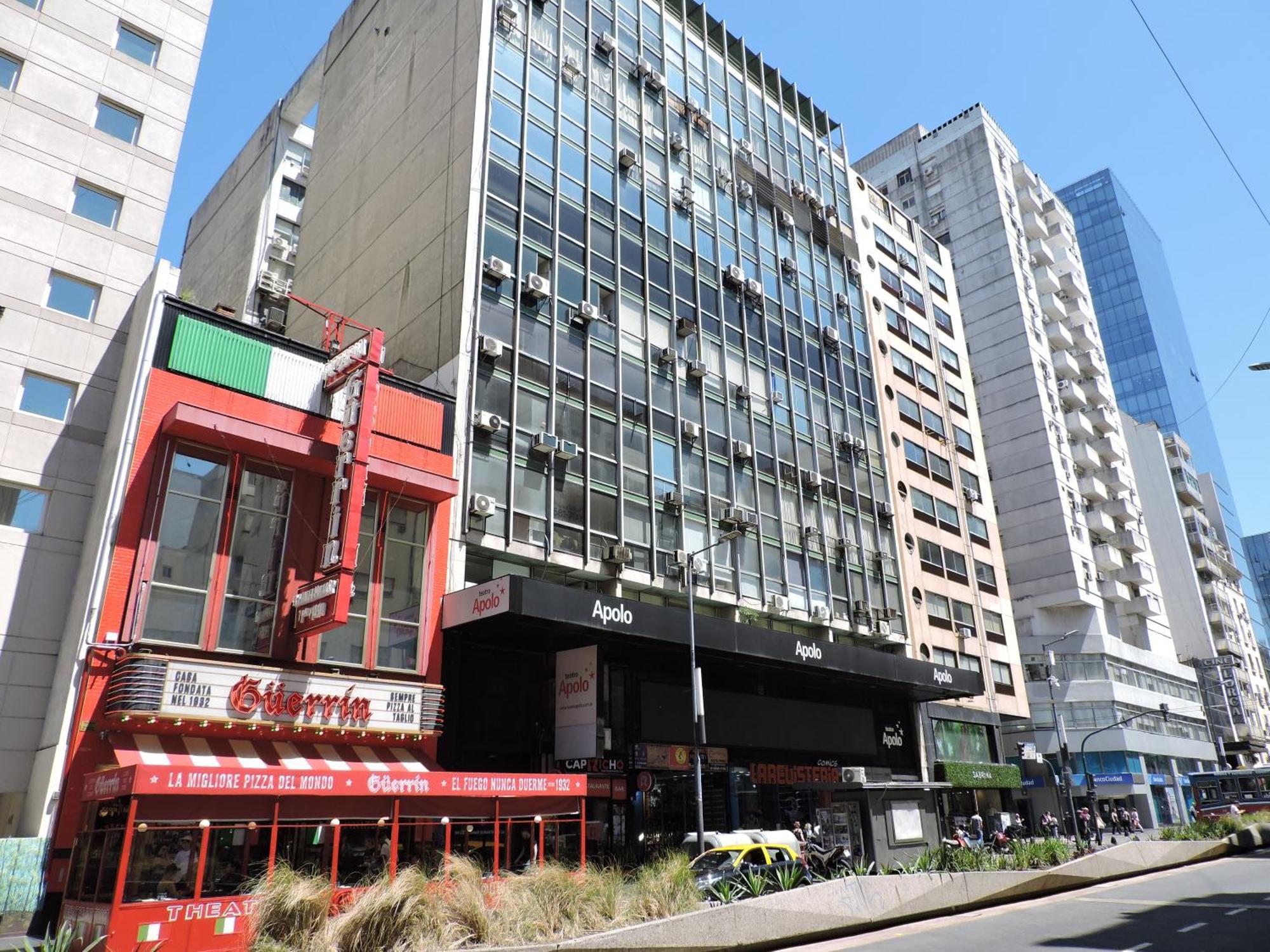 Ferienwohnung 4 Ventanales Sobre La Avenida Corrientes Buenos Aires Exterior foto